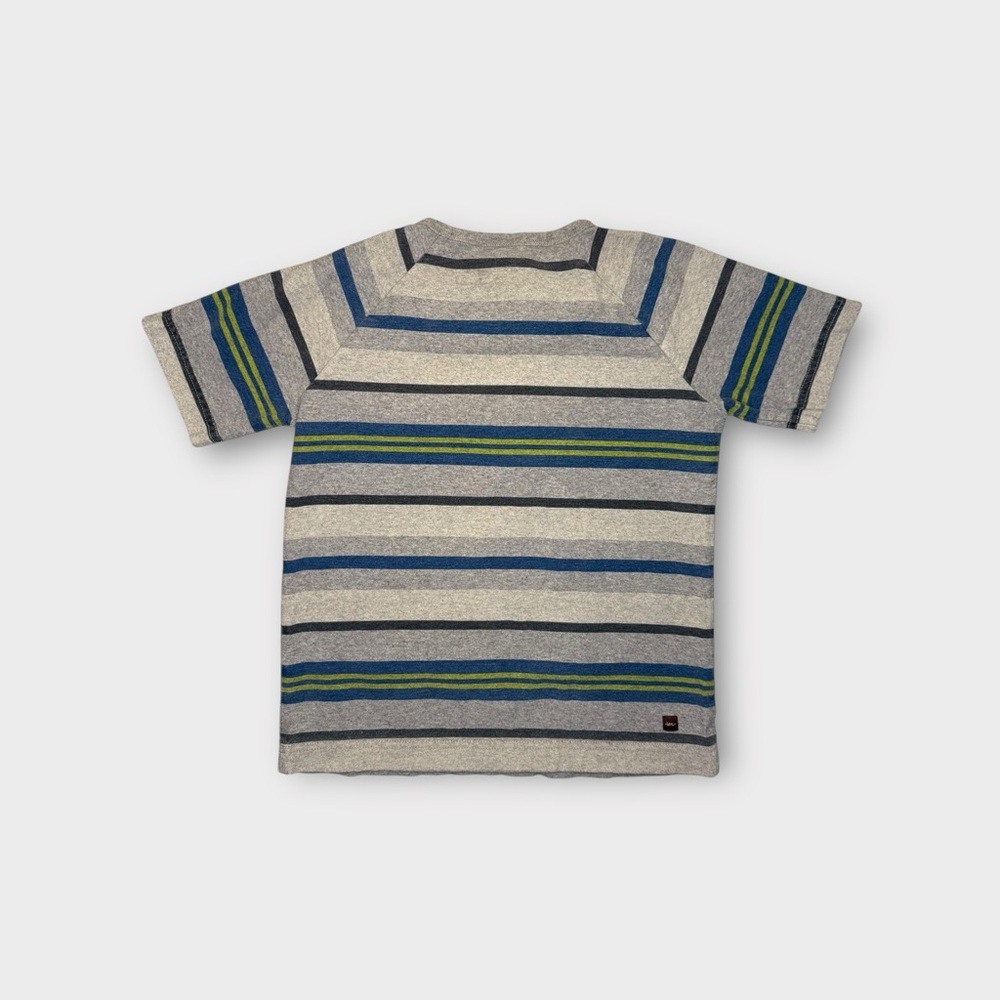 Tea Collection Gray & Blue Striped Shirt - Picture 3 of 3